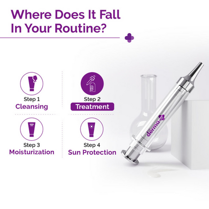 The Derma Co 50000 PPM Vitamin C Microneedle Face Serum Shot for Bright &amp; Glowing Skin