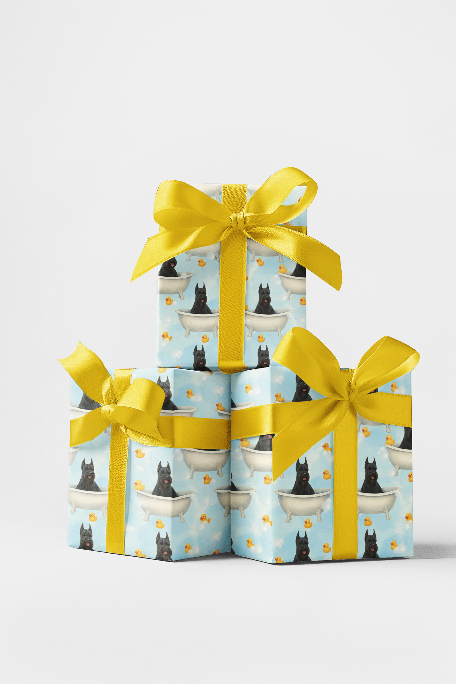 Rubber Ducky Giant Schnauzer Splash