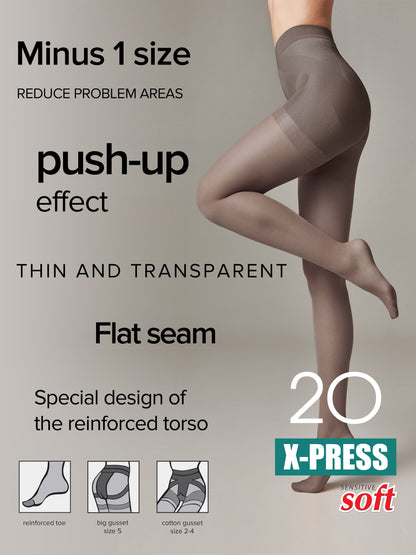 Tights Conte X-Press 20 Den - Body Shaping by TheRanok.com