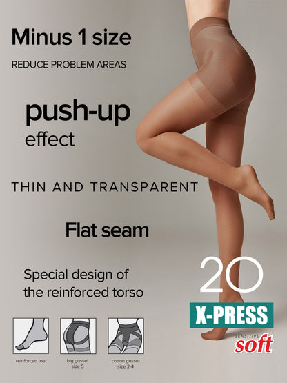Tights Conte X-Press 20 Den - Body Shaping by TheRanok.com