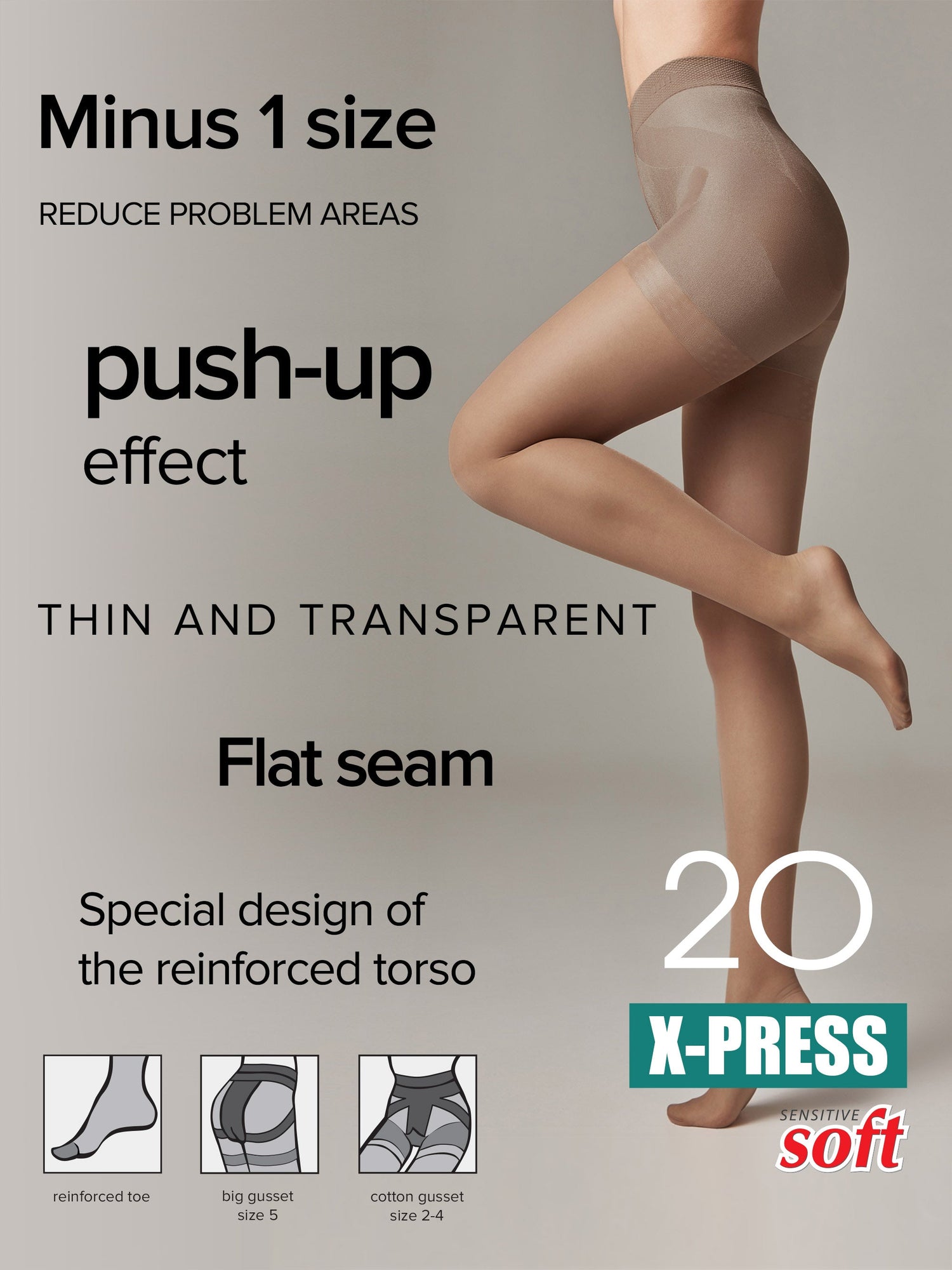 Tights Conte X-Press 20 Den - Body Shaping