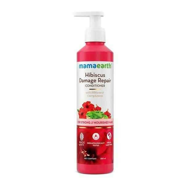 Mamaearth Hibiscus Damage Repair Conditioner With Hibiscus &amp; Curry Leaves