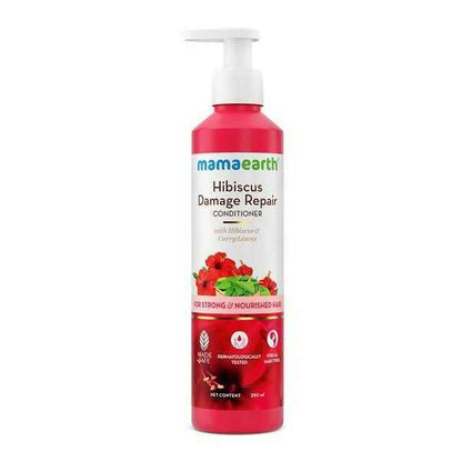 Mamaearth Hibiscus Damage Repair Conditioner With Hibiscus &amp; Curry Leaves