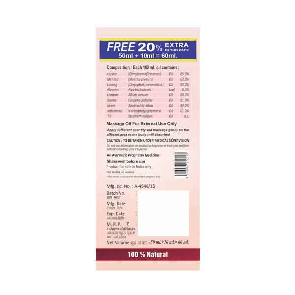 Herbal Canada Aloevera Pain Oil