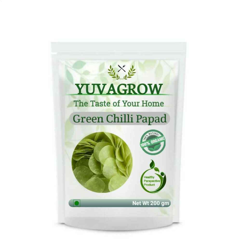 Yuvagrow Green Chilli Papad