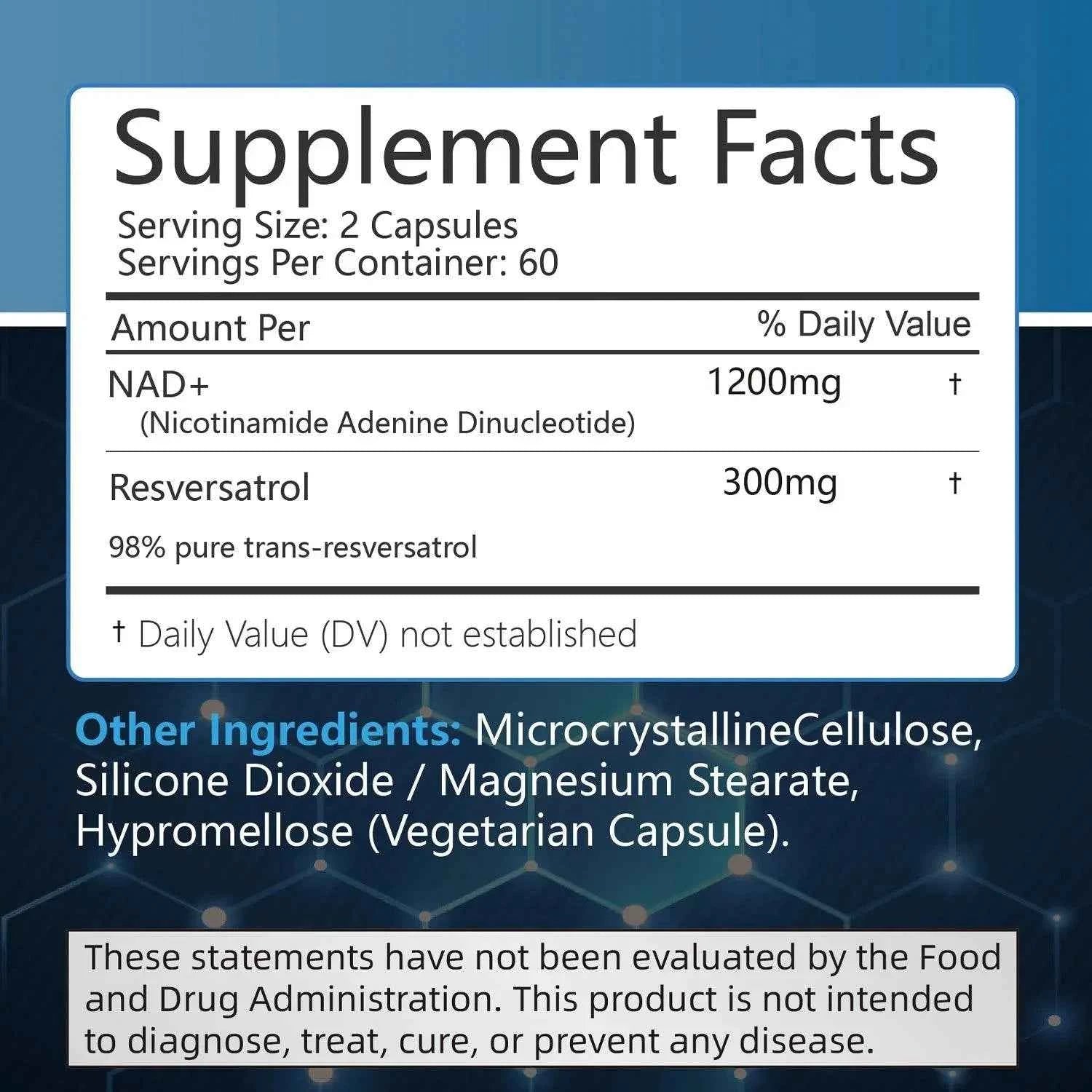 Roksy Resveratrol Anti-Aging Capsules - 120 Veggie Caps