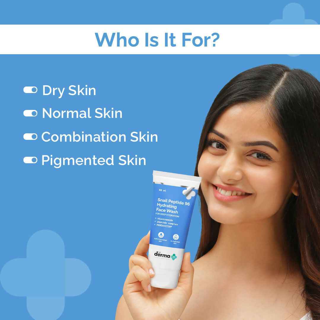 The Derma Co Snail Peptide 96 Hydrating Face Wash
