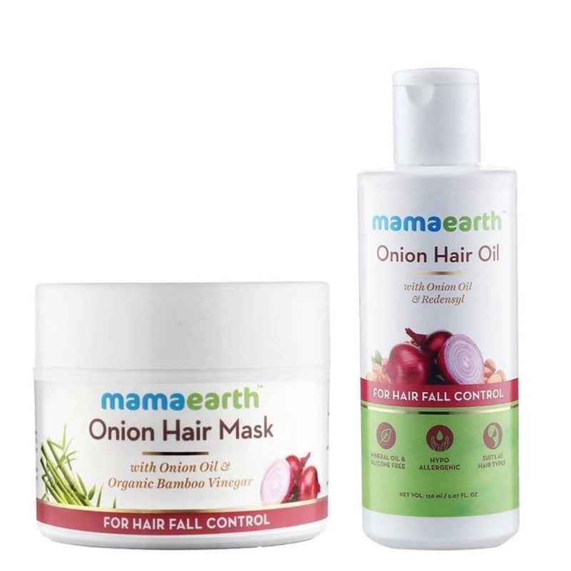 Mamaearth Onion Hair Oil &amp; Onion Hair Mask