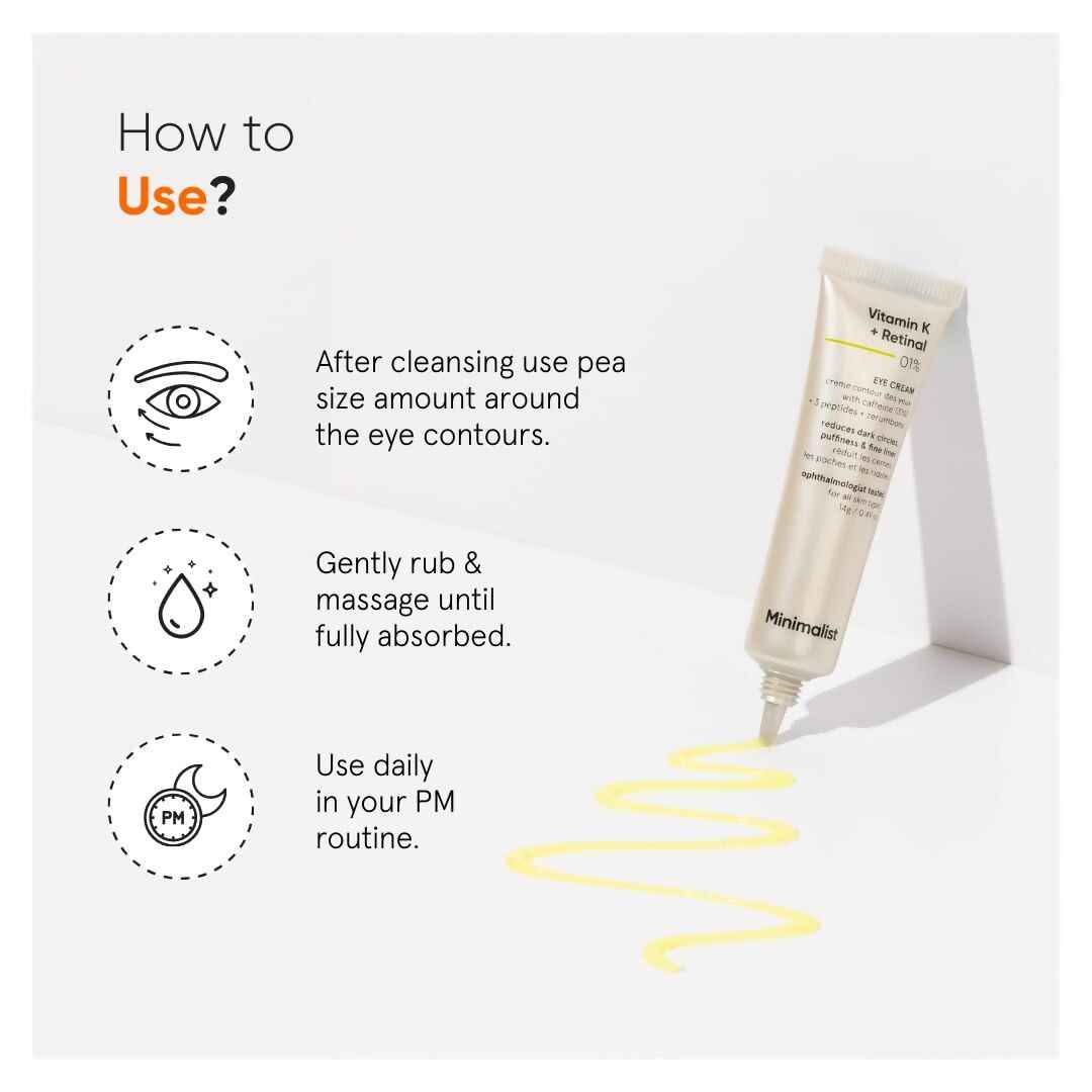 Minimalist Vitamin K + Retinal 1% Eye Cream