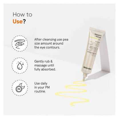 Minimalist Vitamin K + Retinal 1% Eye Cream