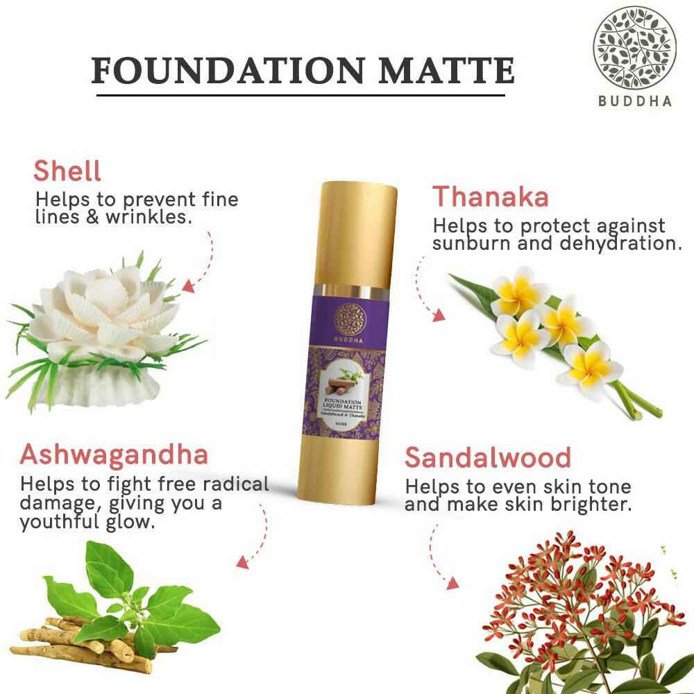 Buddha Natural Liquid Foundation Matte Nude