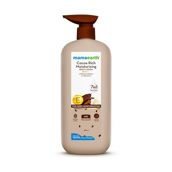 Mamaearth Cocoa Rich Moisturizing Body Lotion with Cocoa Butter &amp; Vitamin E