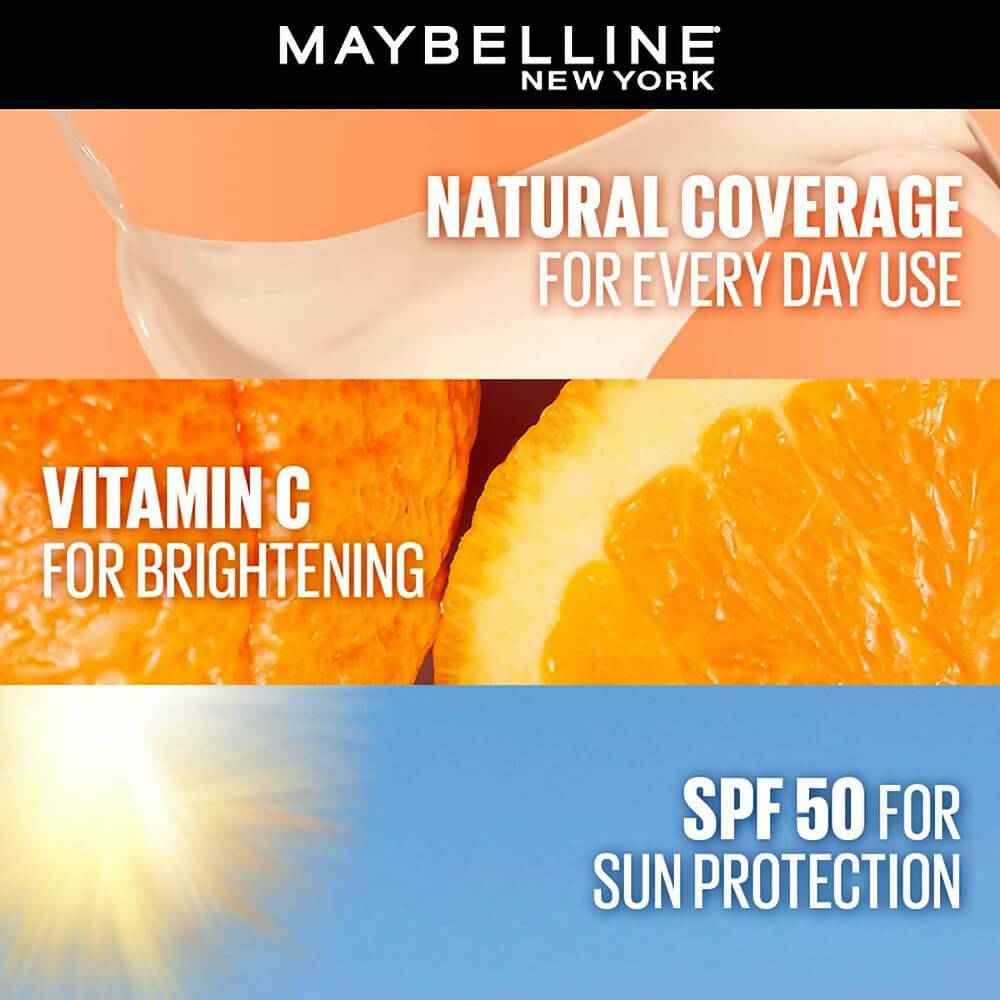 Maybelline New York Fit Me Fit Me Fresh Tint With SPF 50 &amp; Vitamin C Foundation - Shade 05