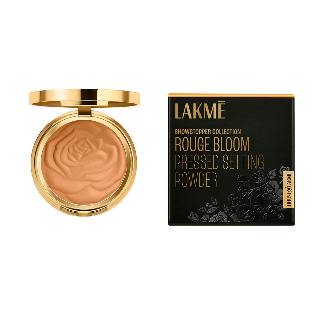 Lakme Showstopper Collection Rouge Bloom Setting Powder - Almond
