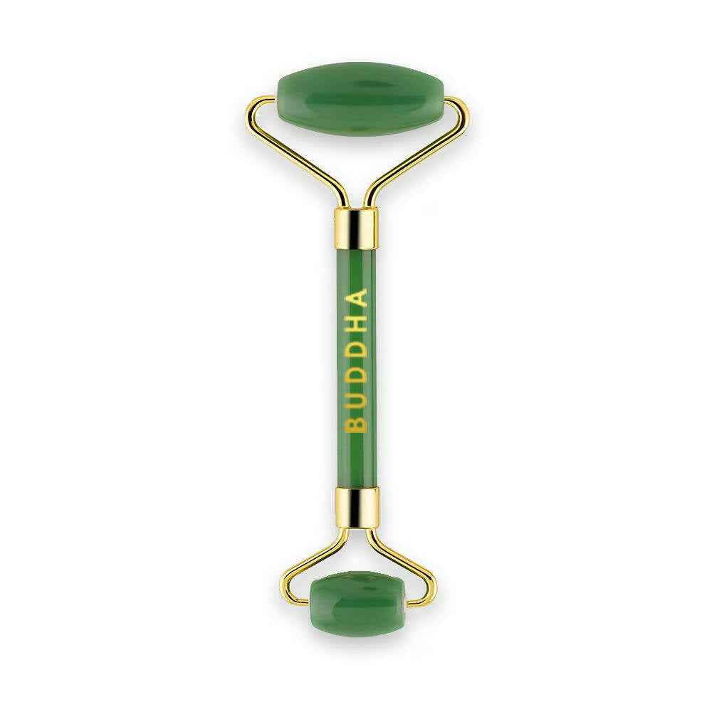 Buddha Natural Green-M Green Jade Face Roller Massager (Green)