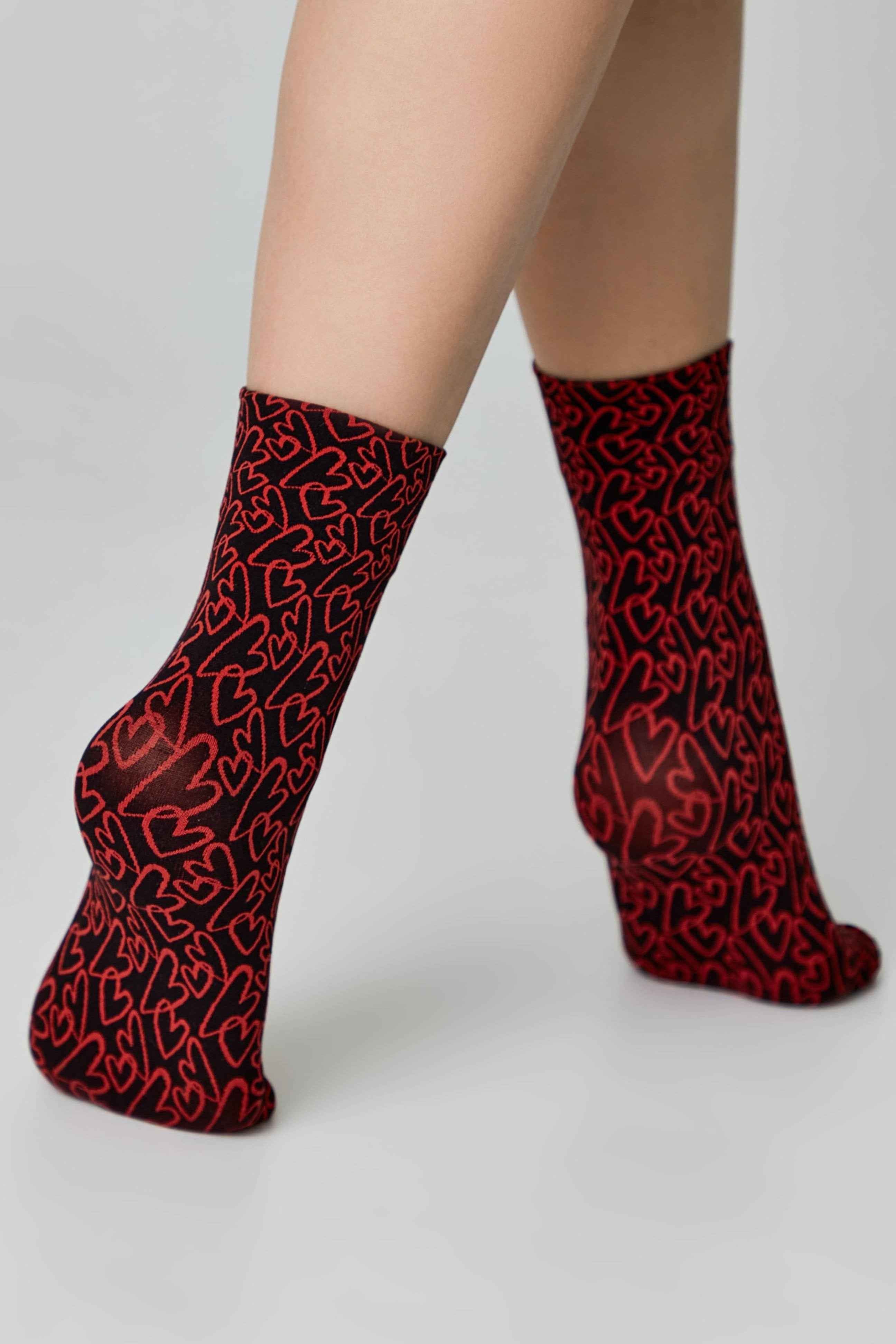 Dense Socks Conte Fantasy - "Love" Designs