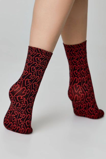 Dense Socks Conte Fantasy - "Love" Designs