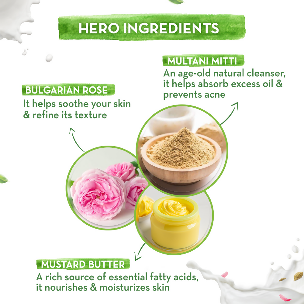 Mamaearth Multani Mitti Moisturizing Lotion Soap (Buy 3 Get 1 Free) - Limited Time Offer