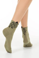 Cotton Socks Conte Classic 249 - Picot "Leopard"