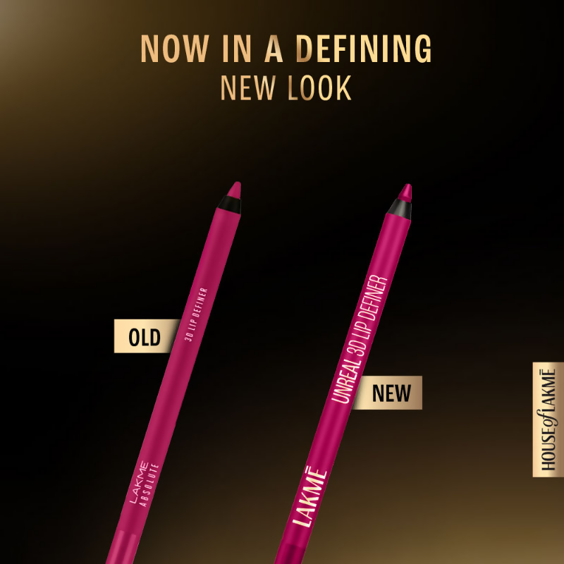 Lakme Unreal 3D Lip Definer - Carnation