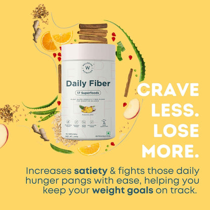 Wellbeing Nutrition Daily Fiber Powder - Vanilla Berry &amp; Pina Colada Combo