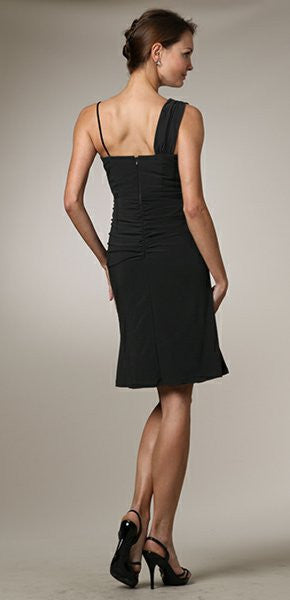 CLEARANCE - Celavie 6031s Black Wedding Guest Dress Elegant (Size XL) by DiscountDressShop