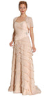 CLEARANCE - Juliet 1044 Spaghetti Strap Chiffon Formal Dress Multi Ruffle Hem (Size 4XL) by DiscountDressShop