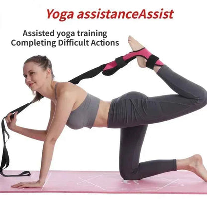FlexEase™ Yoga Leg Stretching Strap – Flexibility &amp; Exercise Aid