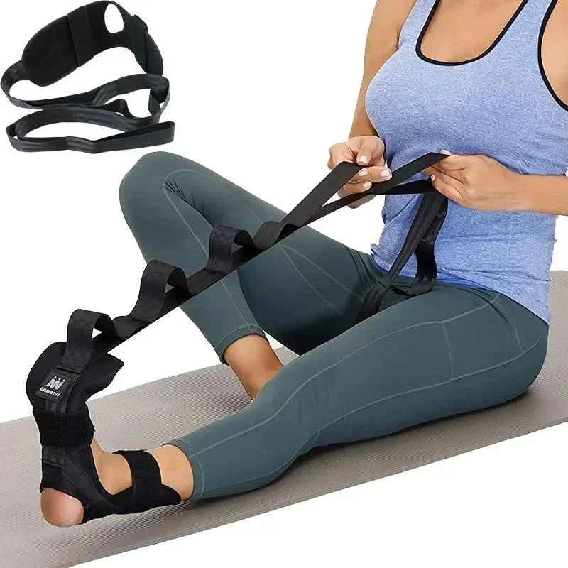 FlexEase™ Yoga Leg Stretching Strap – Flexibility &amp; Exercise Aid