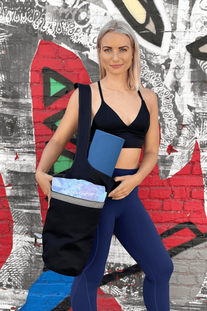 Yoga Mat Carrying Tote Bag – Durable, Spacious &amp; Stylish for On-the-Go Fitness - DestGlow