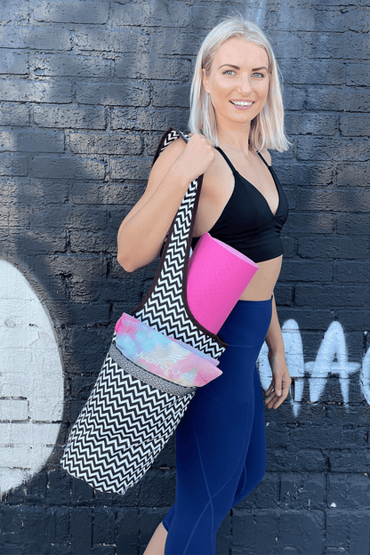 Yoga Mat Carrying Tote Bag – Durable, Spacious &amp; Stylish for On-the-Go Fitness - DestGlow