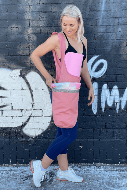 Yoga Mat Carrying Tote Bag – Durable, Spacious &amp; Stylish for On-the-Go Fitness - DestGlow