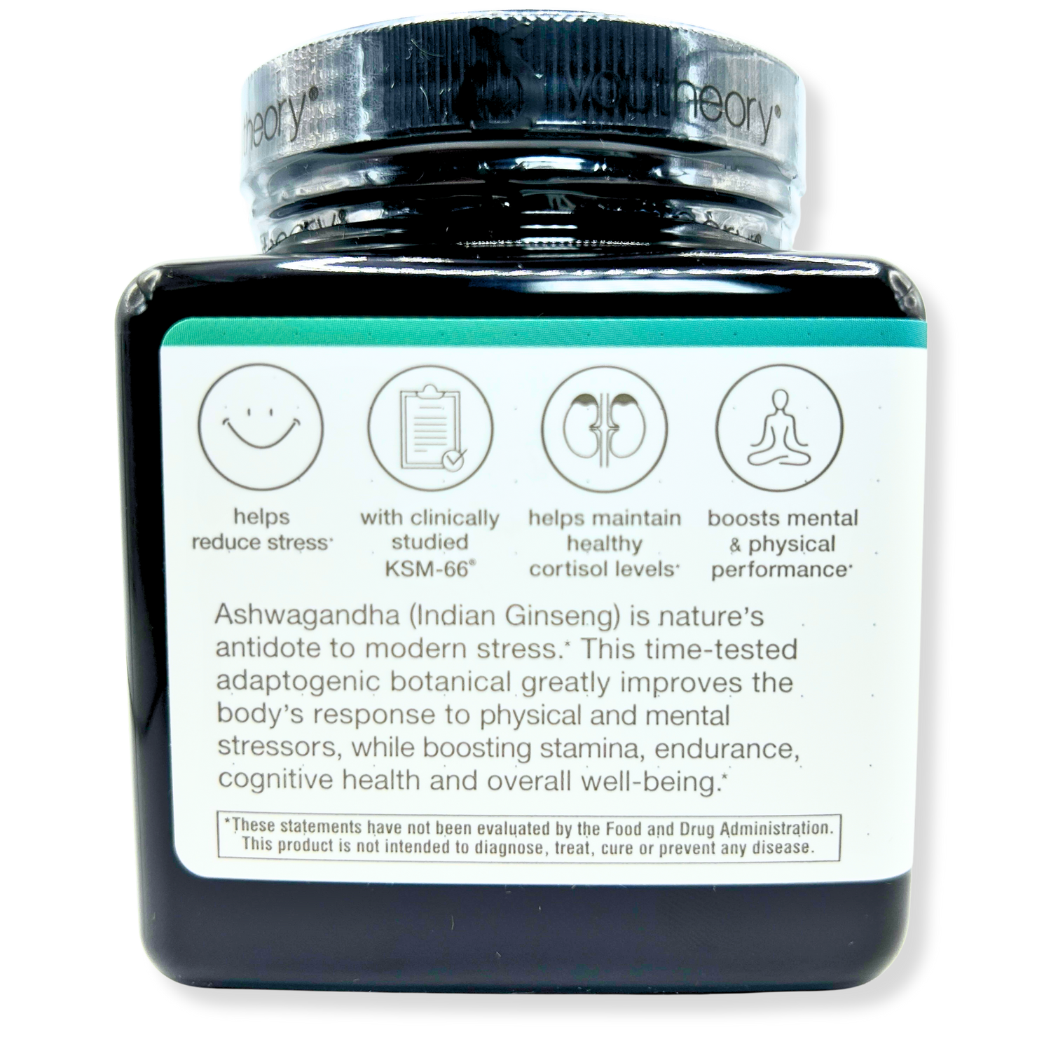 Youtheory Ashwagandha 1000mg – Stress Relief, Mood Support &amp; Natural Energy – 60 Capsules