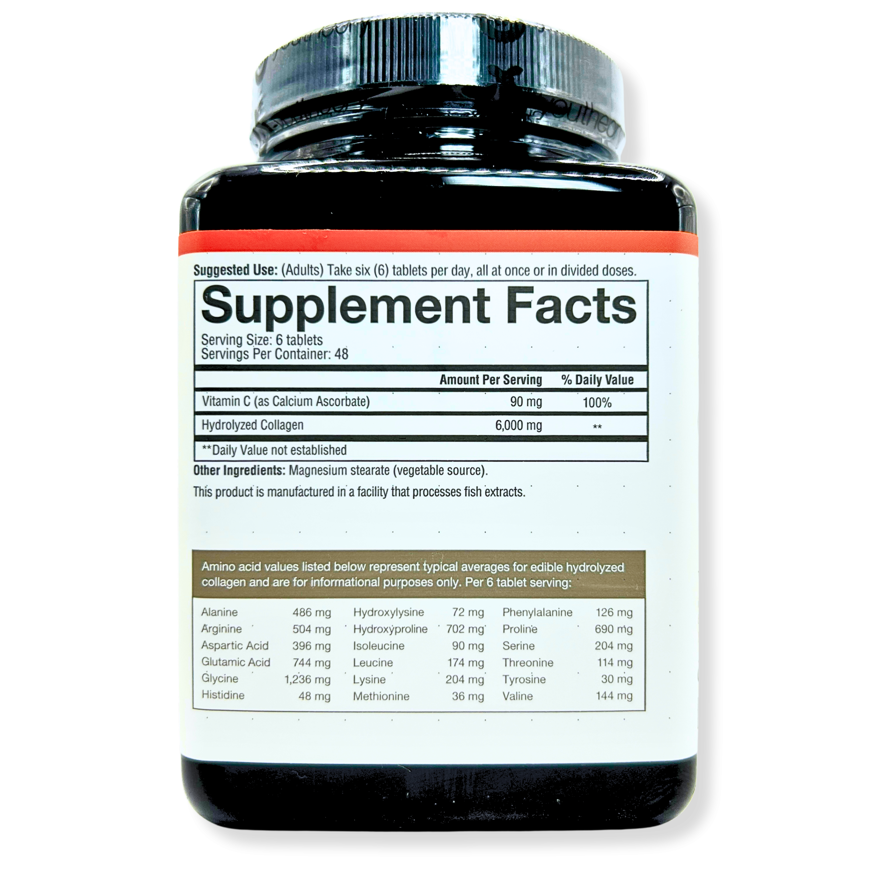 Youtheory Collagen 6000mg with Vitamin C – Hair, Skin &amp; Nail Support – 290 Tabs