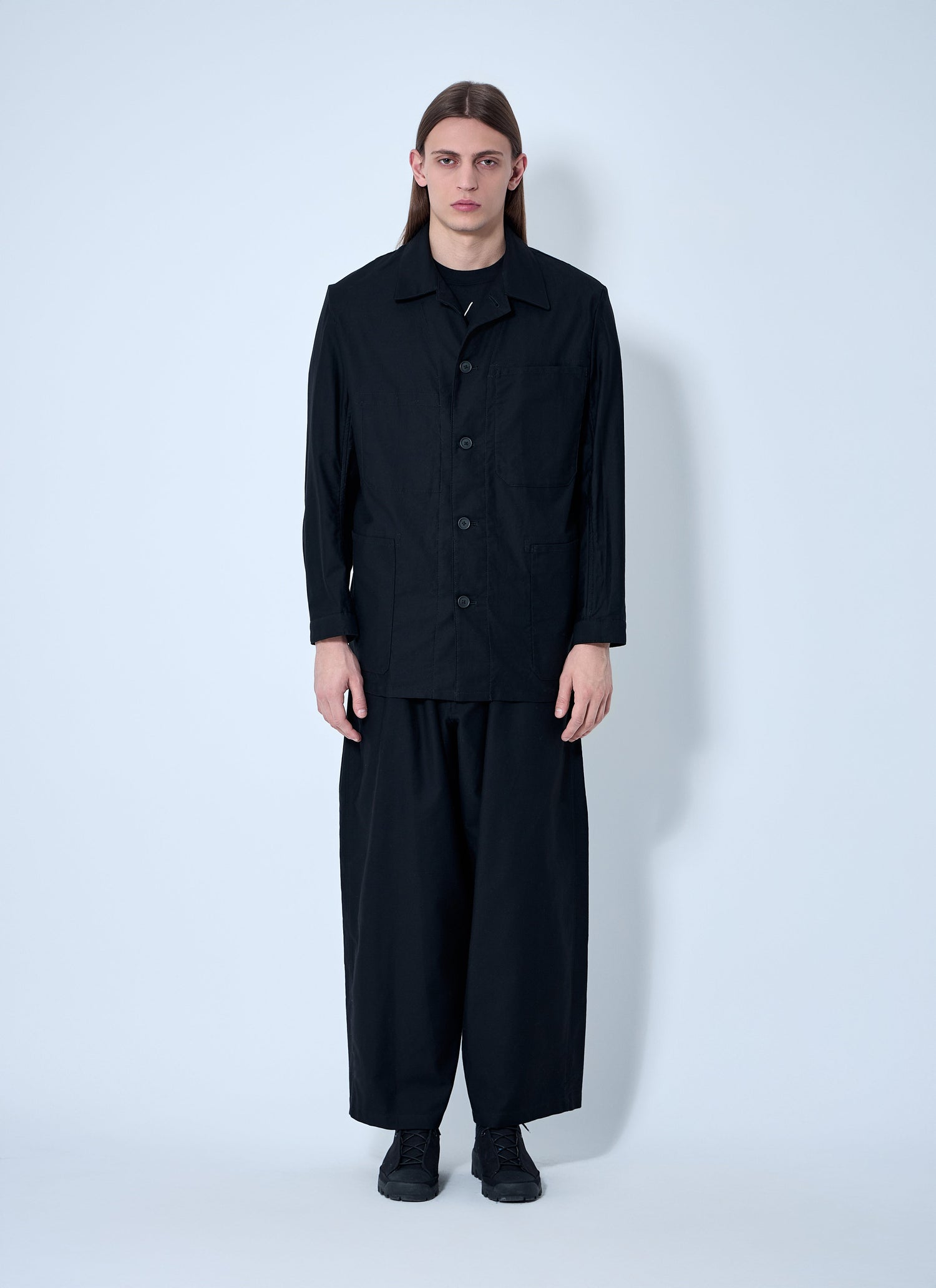 Yohji Yamamoto Men Button-Down Shirt by Luosophy