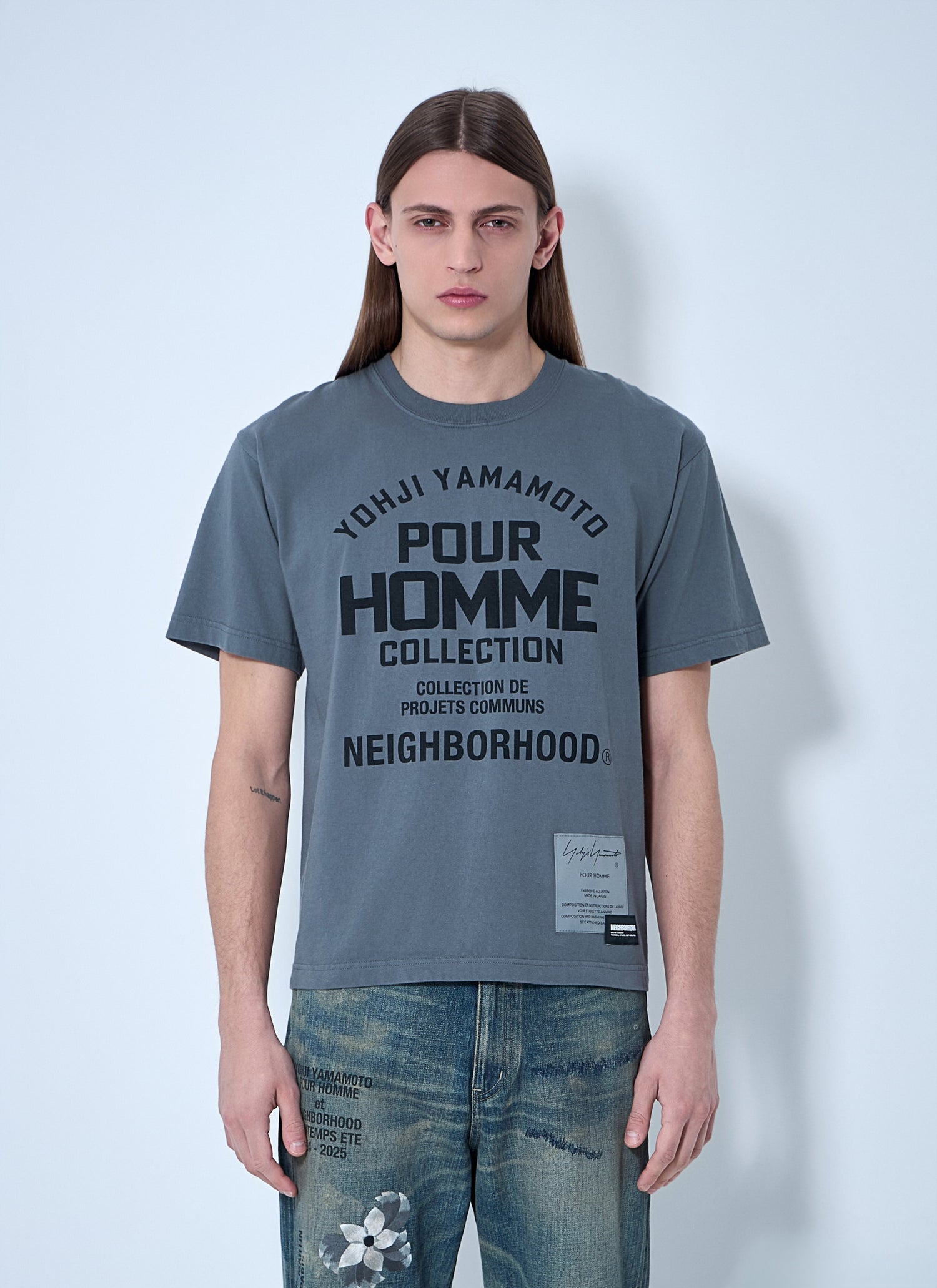 Yohji Yamamoto Men Logo Motif T-Shirt by Luosophy