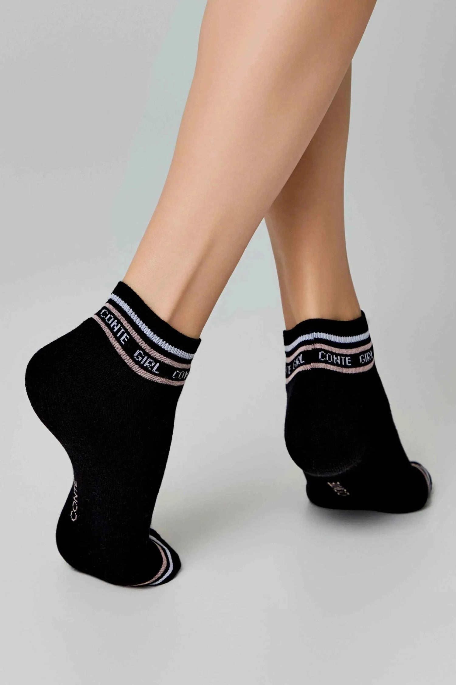 Cotton Ankle Socks Conte Active 572 - Terry Foot