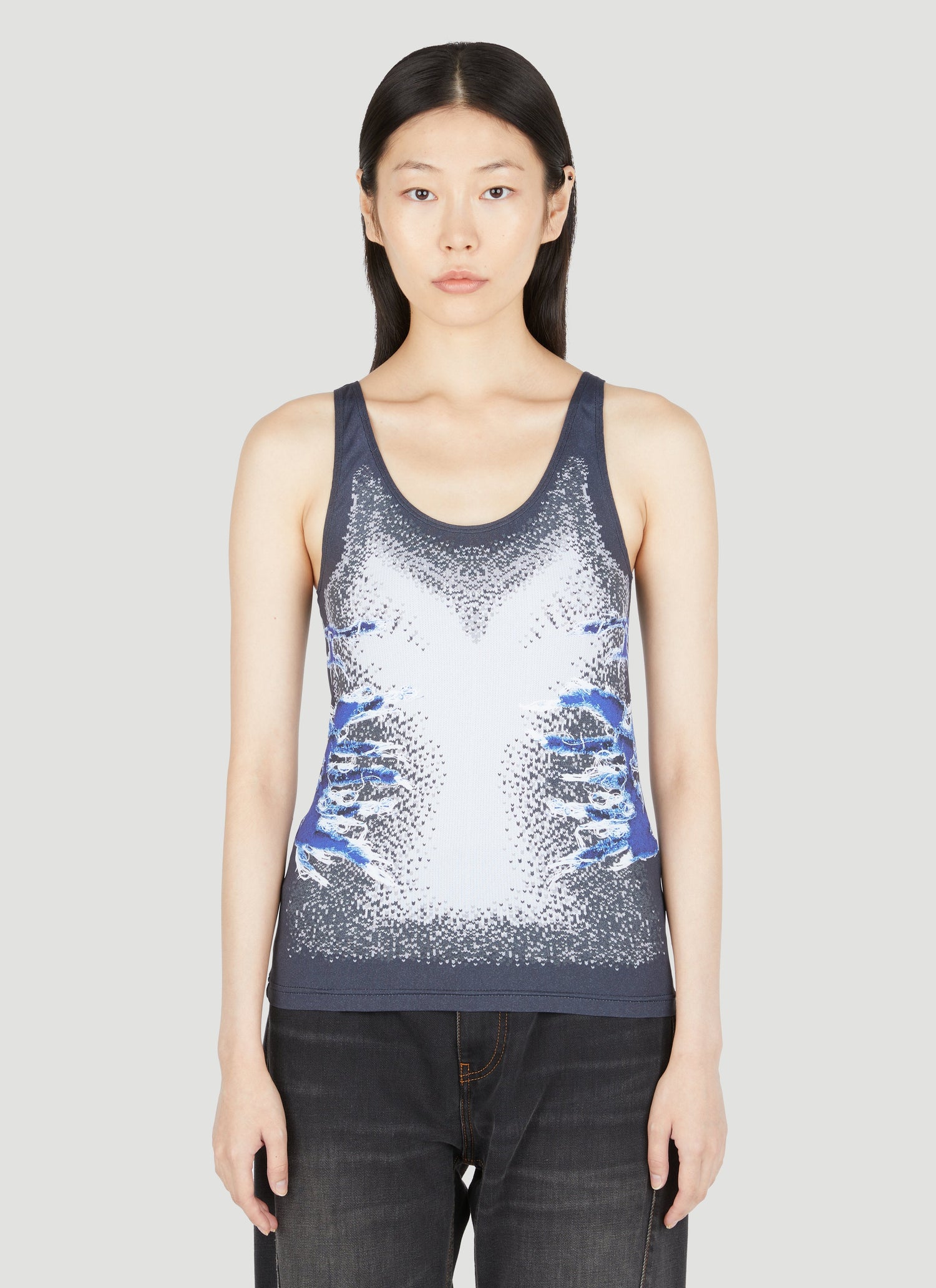 Y/Project Women Whisker Print Tank Top by Luosophy