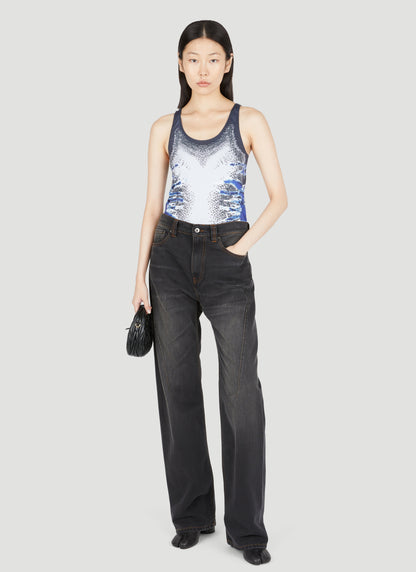 Y/Project Women Whisker Print Tank Top by Luosophy