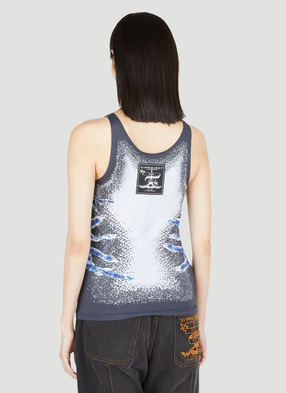 Y/Project Women Whisker Print Tank Top by Luosophy