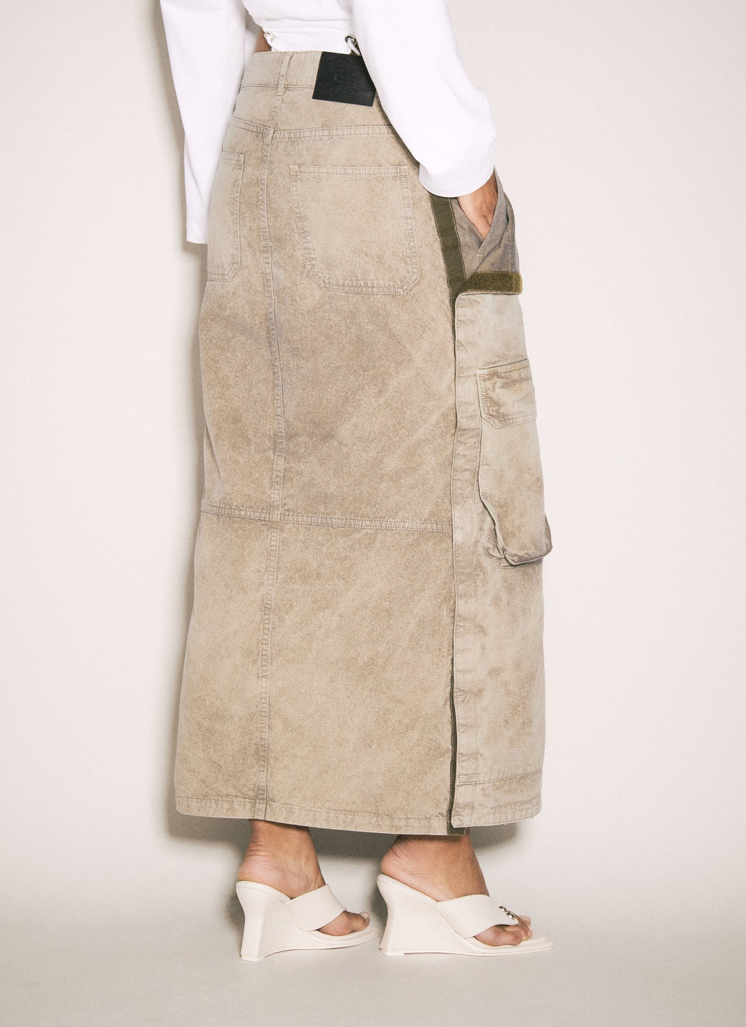 Y/Project Women Cargo Maxi Skirt by Luosophy