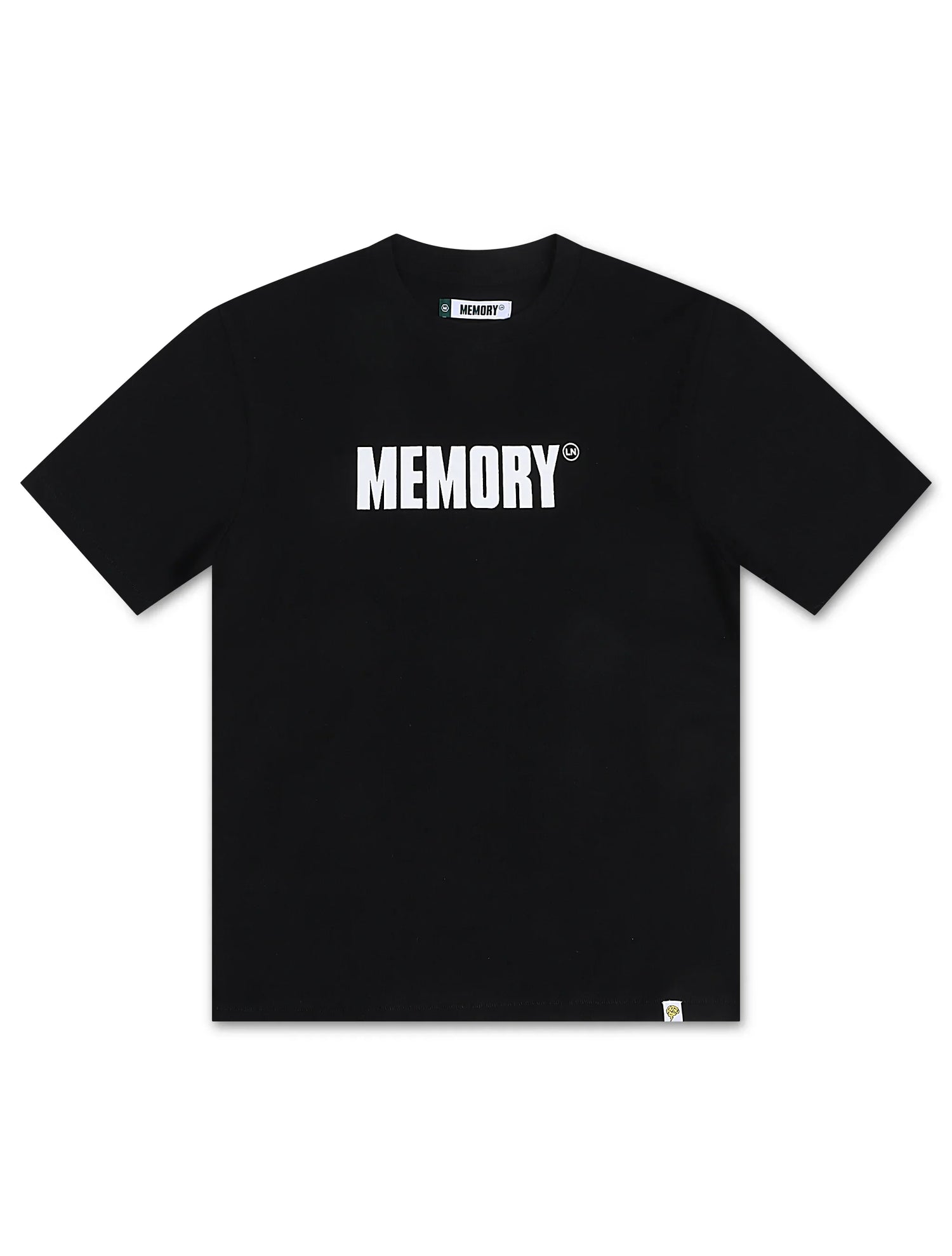 Memory Lane Scatter Logo Tee - Black by Denim Exchange