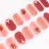 Heart Rose Gel Nails by Candied Nails