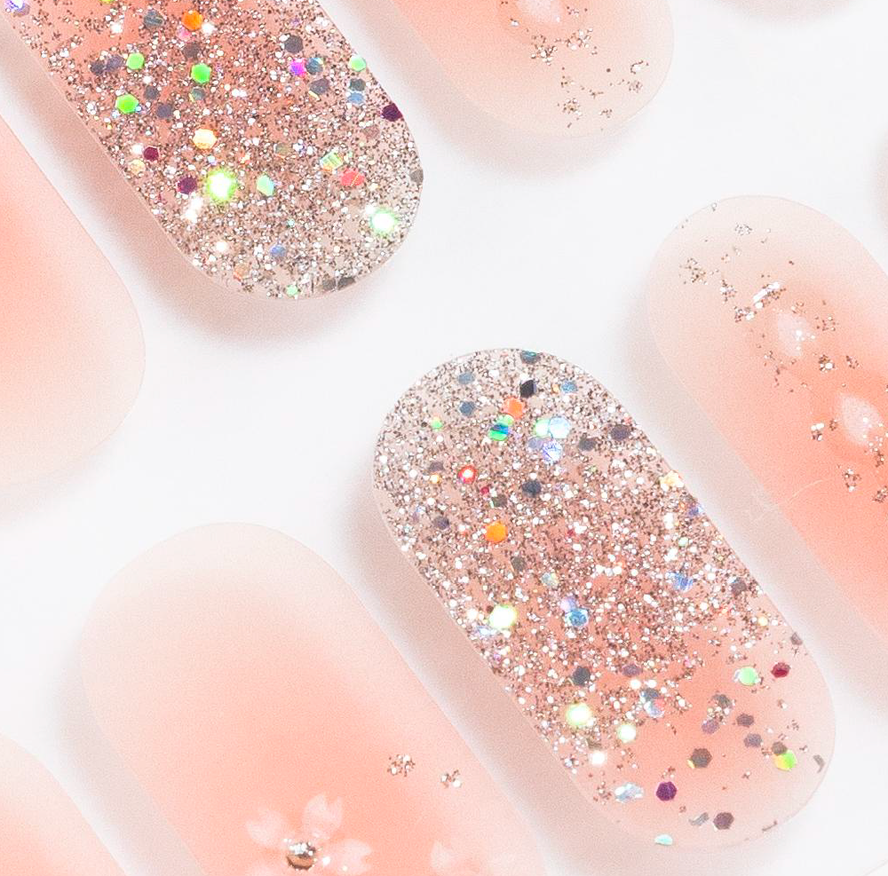 Daisy Shine Gel Nails by Candied Nails