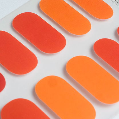 Orange Cream Gel Nails by Candied Nails