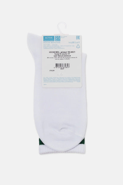 Conte Cotton Long Socks Active 157 - Lurex Stripes - DestGlow