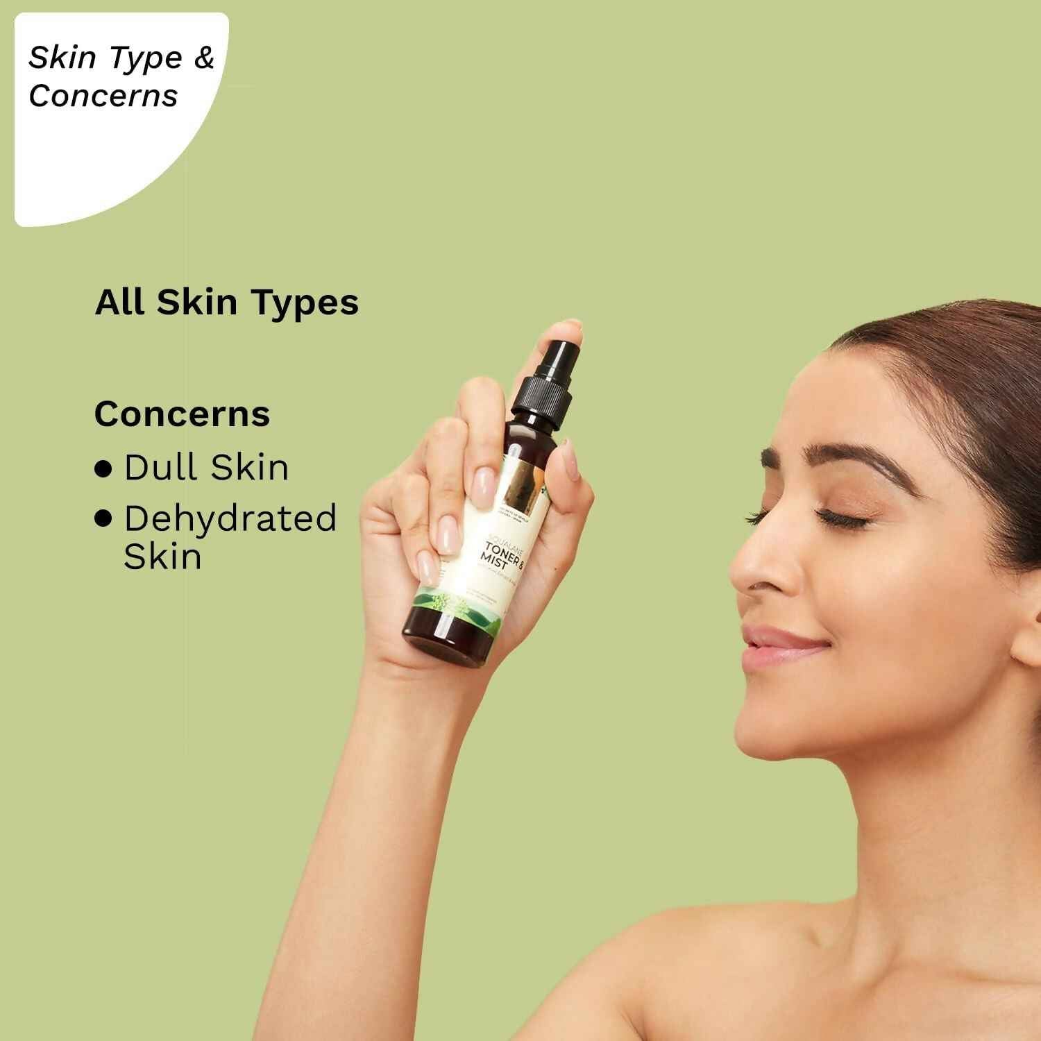 Pilgrim Spanish Face Toner For Glowing Skin, Refreshes &amp; Hydrates Skin, Open Pores Tightening, Acne Prone Skin