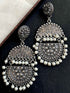 Joban Fashion Double Chandbali Oxidized Earring