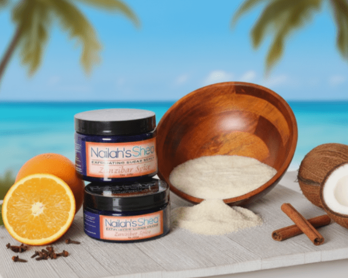 Zanzibar Spice Exfoliating Sugar Scrub by Nailah&