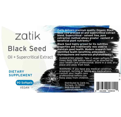 Black Seed Oil Vegan Softgels (90)